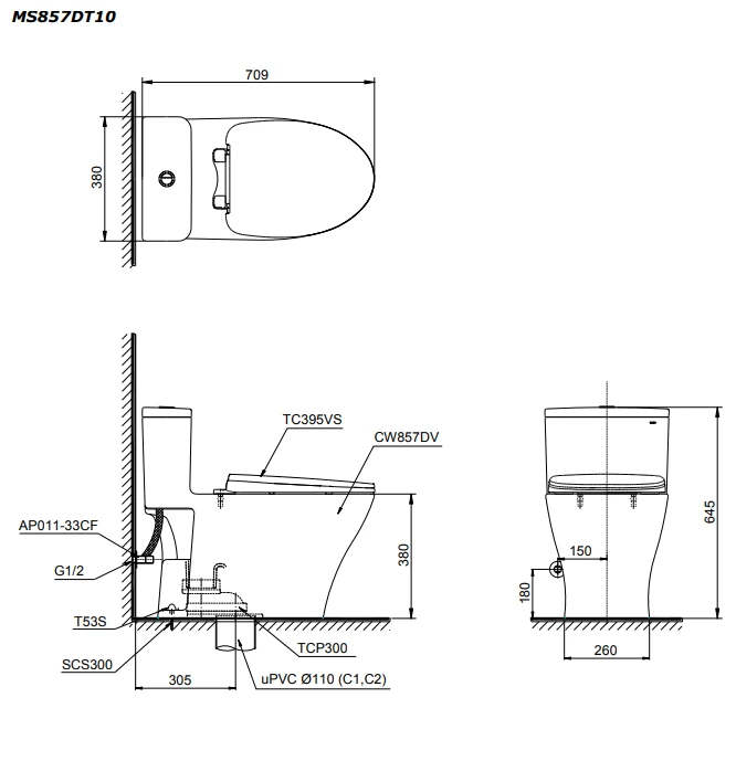 Ban Ve Ky Thuat Bon Cau Dat San 1 Khoi Toto Ms857dt10 Nap Tc395vs
