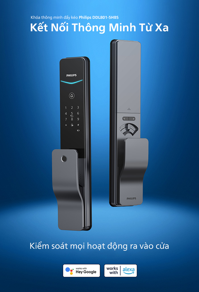 Khóa Thông Minh Philips Ddl801 5hbs